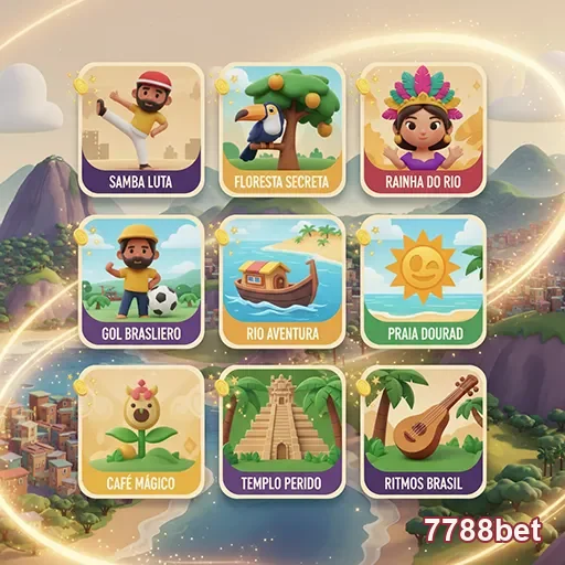 Ilustração de Jogos de Slots Incríveis